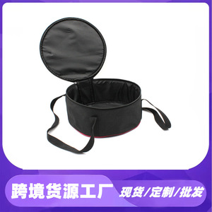 Oxford Cloth Pot Bag Black <b>Outdoor</b> Camping <b>Cookware</b> Storage Bag Simple Style Handbag - Product Image 5