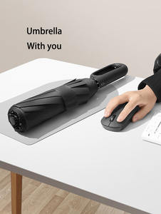 Sombrilla Plegable de 23 Pulgadas con Marco de Fibra de Vidrio, Tela Pongee 190T, Color Personalizado, Regalos Empresariales, Protección Solar y Contra el Viento, Apertura Automática - Product Image 6