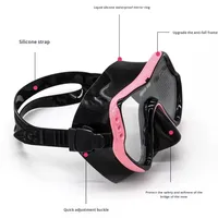 Masque de plongée en silicone haute définition anti-buée TWO Treasures modèle 2026 avec tube respiratoire pour la plongée sous-marine et la natation