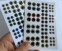 Yeux de leurre de pêche 4D/5D yeux de poisson artificiels réalistes pour la fabrication d'appâts de pêche