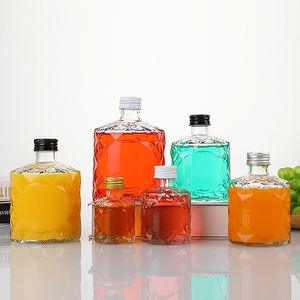 Vente en gros de bouteilles en verre vides de 50 ml à 500 ml pour la vodka, le whisky, le gin, la tequila, le brandy, le <span class=keywords><strong>rhum</strong></span>, avec bouchon à vis et impression sérigraphique - Product Image 5