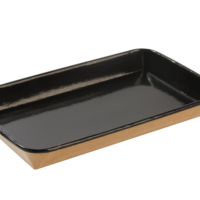 Boîtes carrées jetables en papier kraft robuste, avec couvercles en plastique PET, pour sushis et plats à emporter – Prix usine de gros