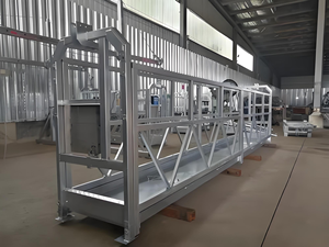 Hợp kim nhôm hiện đại điện treo nền tảng cao độ cao Xây Dựng Công Trình <span class=keywords><strong>Gondola</strong></span> với chiều cao nâng 100-200m - Product Image 2