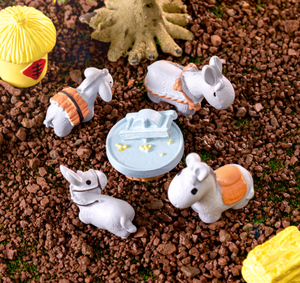 2024 nouveaux modèles résine <span class=keywords><strong>jardin</strong></span> personnalisé réaliste tirer <span class=keywords><strong>moulin</strong></span> âne figurine jouet ferme animal miniature bricolage paysage décoration - Product Image 5