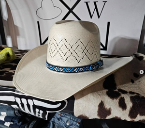ND092 Unisex Cowboy <strong>Hat</strong> Body 5BU 1BU 2BU 3BU 4BU 5BU <strong>Japan</strong> <strong>Straw</strong> <strong>Hat</strong> with Holes for Outdoor Parties Travel Premium Sombrero - Product Image 1