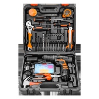 Perceuse sans fil multifonction lithium-ion, tournevis électrique, boîte à outils pour usage domestique, batterie rechargeable, directement de l'usine