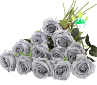 Yo cho — Bouquet de Roses artificielles en soie, 12 pièces, fausses fleurs, pour une décoration de mariage, pour la maison