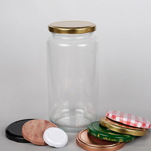 Bocaux en verre ronds de 6oz avec couvercles 180ml 220ml 380ml bocaux scellés à confiture et miel vente en gros - Product Image 2