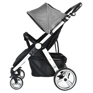 Landau double classique en Aluminium <span class=keywords><strong>2022</strong></span> Offre Spéciale pour bébé avec tube en Aluminium et certificat AS/NZ2088 et EN1888 - Product Image 4