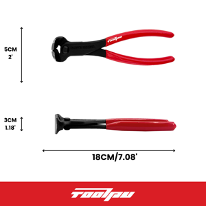 Nhiệm vụ nặng nề cuối Cắt Kìm nipper tay công cụ với PVC xử lý cho móng tay và dây điện - Product Image 3