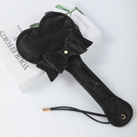 BDSM Spanking SP Female Slave Bow Diamond Hand Clapper Training Tool Punishment Ruler Adult Sex Toy Erotic Leather Racket