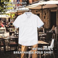 Chemises pour hommes en bambou 100% respirant, personnalisables, style rétro, avec empiècements à carreaux et broderie de lettres, vente en gros fournisseur