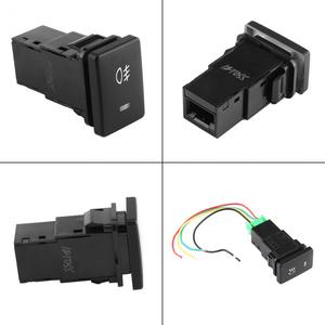 Interrupteur de phare antibrouillard LED 12V 200mm 4 fils de haute qualité avec bouton marche/arrêt pour Toyota Camry <span class=keywords><strong>Corolla</strong></span>, relais de commutateur de voiture, voyant lumineux - Product Image 4
