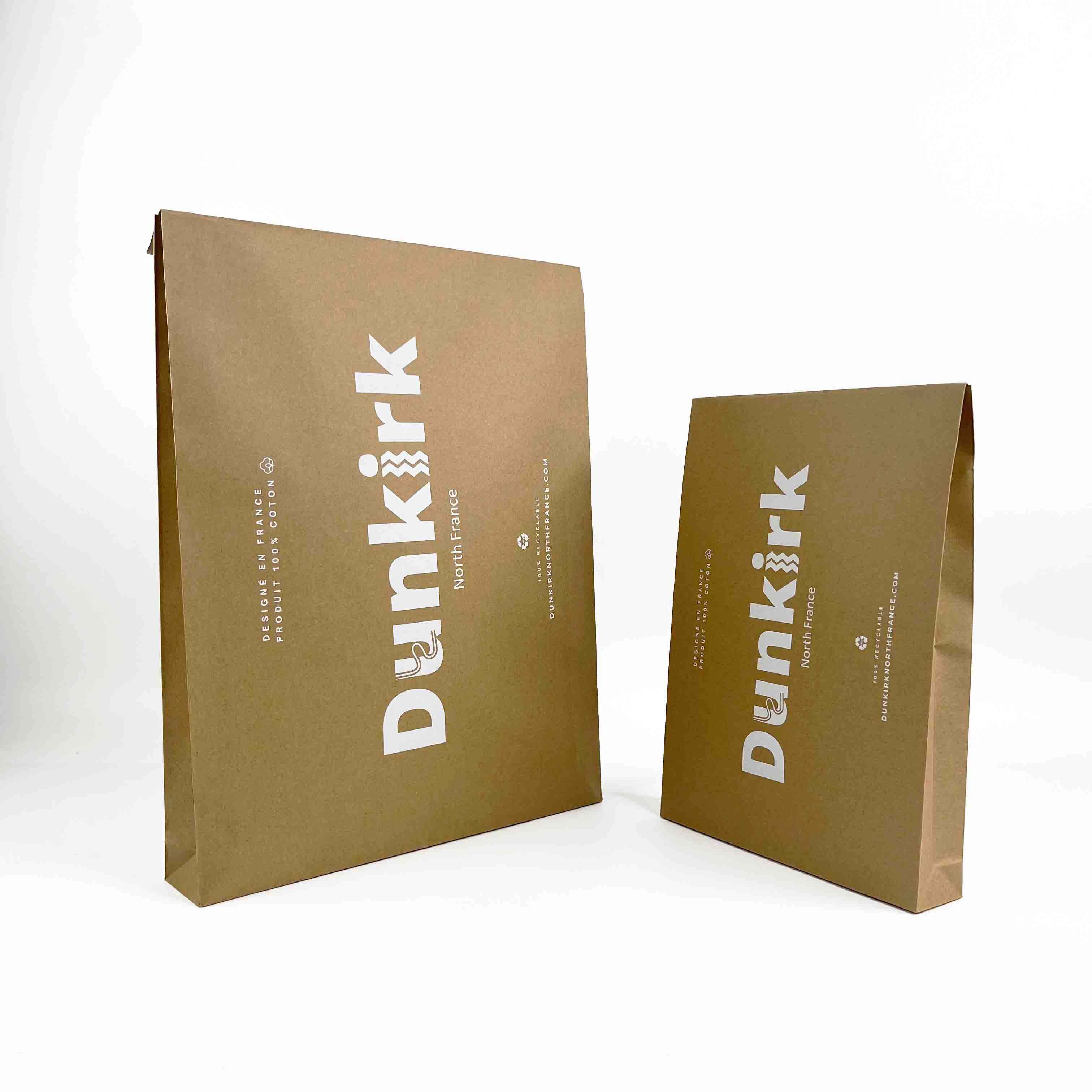 Brown Kraft (1 side 2 colors / 2 sides 1 color printing)