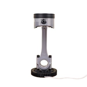 Engine Piston Desk Lamp Resin <b>LED</b> <b>Table</b> Lamp With Switch Control AC Power Source Spark Plug Design - Product Image 1