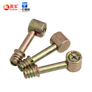 Bán Sỉ Phụ Kiện Lắp Ráp Đồ Nội Thất Phần Cứng Đồ Nội Thất M6 Vít Kết Nối 4 Trong 1 Bu Lông Minifix Vít Đồ Nội Thất - Product Image 3