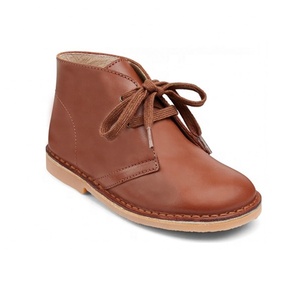 Zienchozii — bottes chuka en cuir Tan pour enfant, chaussures d'<span class=keywords><strong>hiver</strong></span>, fabriquées à la main, personnalisées - Product Image 2