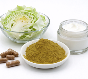 Polvere di Estratto di Cavolo 10:1 Brassica Oleracea, Polvere Fine Idrosolubile Liofilizzata, Grado Alimentare, Vendita all'Ingrosso - Product Image 5