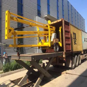 Start Kleine Hydraulische Licht Mobiele Handleiding Man Boom Lift Truck Voertuig Gemonteerde Boom Lift Voor Verhuur Huren
