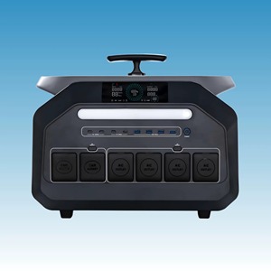 Estación de Energía Portátil de 3200W y 2048Wh con Generador Solar, Batería LiFePO4 de Supercarga, Linterna LED, Carga Solar P3200 para Exteriores - Product Image 1