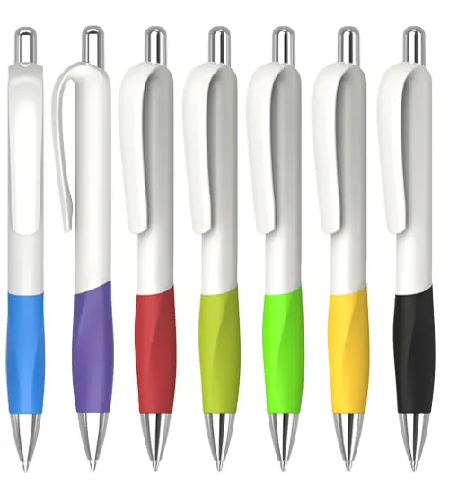 Hot sale promotion pas cher cadeau stylo à bille poignée personnalisée stylo à bille ergonomique rétractable