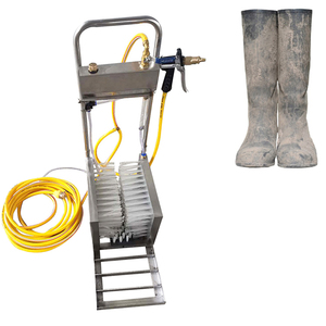 Automatic Electric Boot Scrubber with Nylon Brush and PVC Water Pipe Acid Cleaning Process Farm Use - Product Image 1