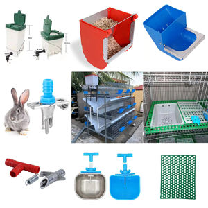 Nuevo Comedero y Bebedero Automático <span class=keywords><strong>para</strong></span> <span class=keywords><strong>Conejos</strong></span> <span class=keywords><strong>de</strong></span> Plástico Azul con Función <span class=keywords><strong>de</strong></span> Bloqueo, Sistema Automático <span class=keywords><strong>para</strong></span> Alimentos Secos/Húmedos - Product Image 2