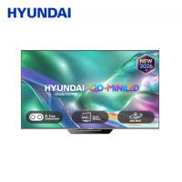 Téléviseur intelligent HYUNDAI 55 pouces UHD Mini LED 144Hz Android 14 3 Go de RAM 32 Go de ROM DVB-T2/S2 Télécommande vocale