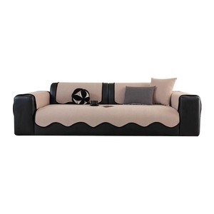 300 Million Home Textiles Chenille <b>Sofa</b> <b>Cover</b> Solid Color Minimalist Style All Season Anti Slip Living Room Cushion - Product Image 5