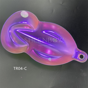 Sheenbow số lượng lớn sơn xe multichrome Aurora bột siêu màu chuyển đổi Tắc Kè Hoa sắc tố mạnh mẽ Chrome ultrashift số lượng lớn sắc tố - Product Image 2