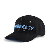 Casquette de baseball unisexe en satin Oxford à 5 panneaux avec logo brodé 3D personnalisé et bord incurvé, style Old English, vente en gros