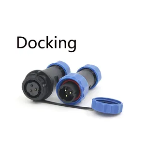 Connecteur étanche IP68 pour bande LED, fiches et prises LD/SD/13/16/20/28 mâle et femelle, prise <span class=keywords><strong>jack</strong></span> 2/<span class=keywords><strong>3</strong></span>/4/<span class=keywords><strong>5</strong></span>/6/7/9 broches - Product Image 2