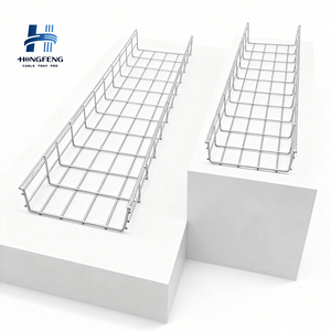Plateau de câblage industriel en treillis métallique galvanisé à chaud en acier inoxydable, capacité 200 kg, longueur 6 m, largeur 150 mm, couleur personnalisée, MOQ 1 pièce - Product Image 2