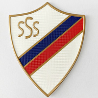 Écussons thermocollants personnalisés 3D gaufrés, écologiques, résistants à l'eau, en TPU, accessoires de mode, badges à épingle de sûreté
