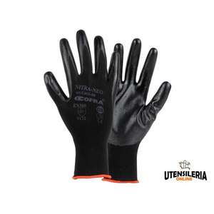 Guantes Cofra negros para una protección mecánica ligera (12 pares) - Product Image 3