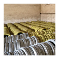 Fil d'acier galvanisé par électro de 2.2mm cintres de blanchisserie étendoirs de séchage fil métallique
