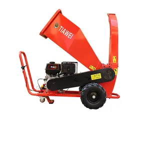 Broyeur de bois industriel 15 Hp essence/diesel/électrique