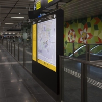 Sistema PIDS LCD de Alta Luminosidad para Estaciones de Tren de Alta Velocidad, Pantalla de Llegada y Salida de Trenes, Plataforma en Tiempo Real, Puerta IP65 para Metro
