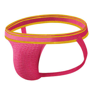 Мужское хлопковое нижнее белье с полосатым поясом, 3 см - Product Image 5