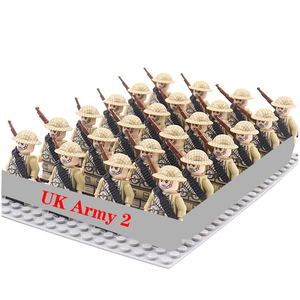 24PCS WW2 quân đội quân đội người lính SoViet chúng tôi Anh Đức pháp khối xây dựng thiết lập mô hình gạch hành động con số vũ khí đồ chơi trẻ em Quà tặng - Product Image 6
