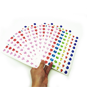 Nuovo design popolare etichette di imballaggio riutilizzabili su misura per bambini profumo profumo di frutta adesivi profumati