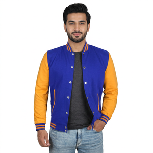 Chaqueta Varsity de la Mejor Calidad, Talla Grande, Transpirable, con Logotipo Personalizado, Servicio OEM - Product Image 1
