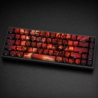 Custom LOL Panda Annie 68 Key PBT Dye Sublimation Side Printed Keycaps Cherry Profile for Mechanical Keyboard