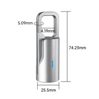 Cadenas intelligent Tuya à empreinte digitale, étanche IPX5, contrôle via application Bluetooth, verrouillage biométrique pour casier de gym, valise, sac à dos - Vente en gros
