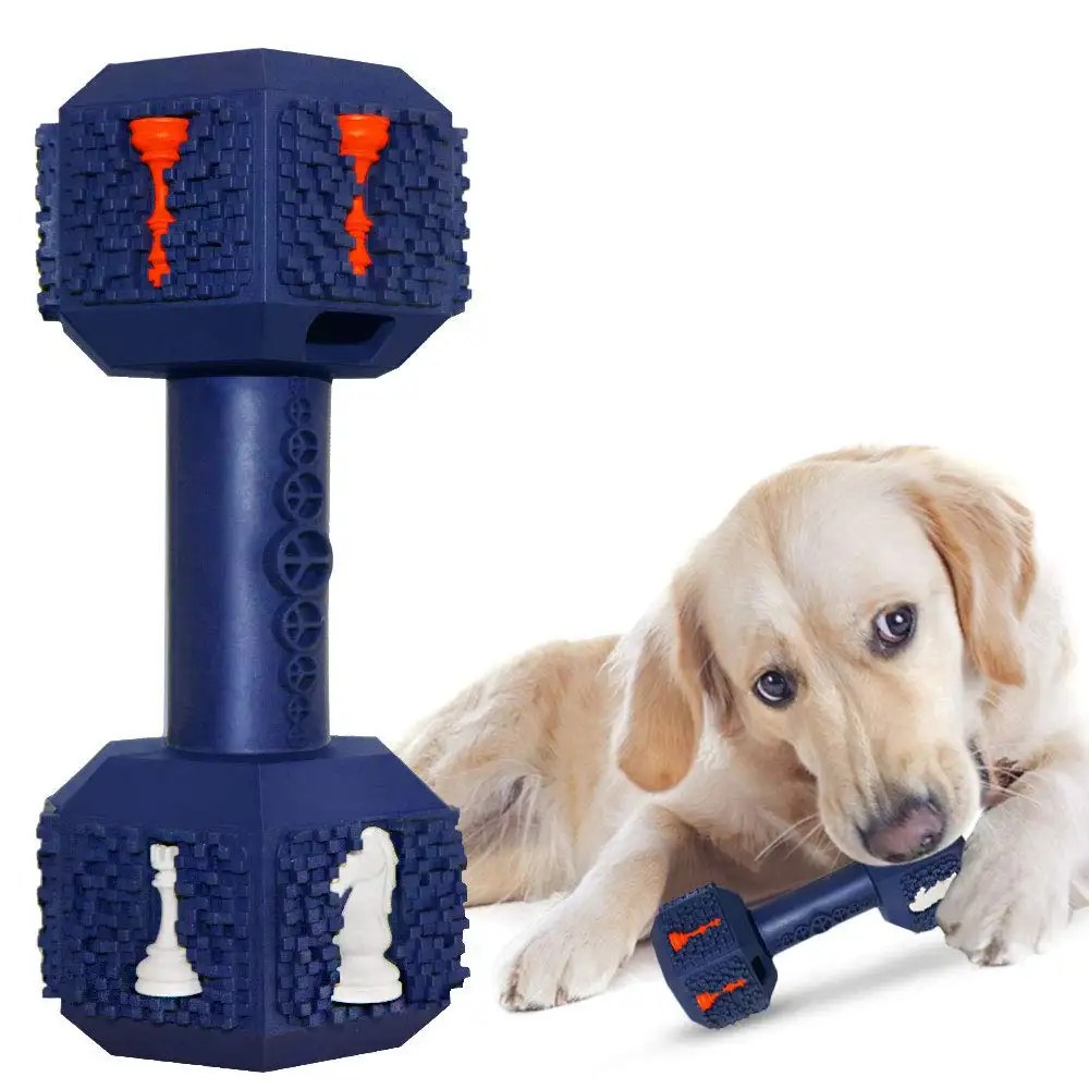 Rubber Kauwen Hond Speelgoed Tand Schoon Lekkage Voedsel Behandeld Onverwoestbaar Hond Kauwen Speelgoed Voor Kleine Hond Iq Training