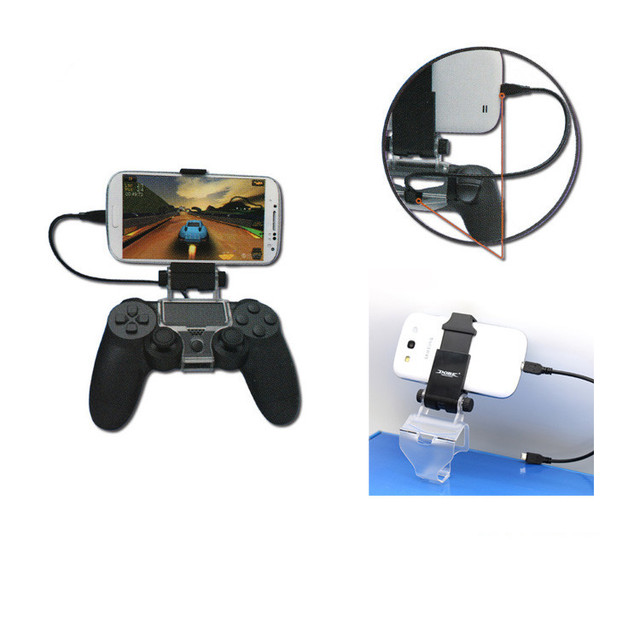 Newest Universal Clip Holder for PS4 Wireless Game Controller Gamepad Joystick Handle Dedicated Smart Mobile Phone Holder