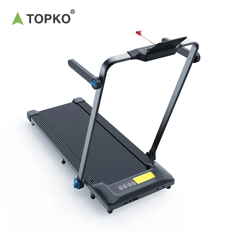 TOPKO家庭用新しいサイレント脂肪燃焼折りたたみウォーキングパッド屋内フィットネスエクササイズ減量折りたたみ式ウォーキングパッドトレッドミル