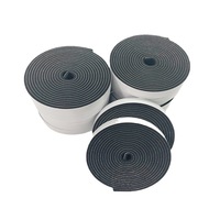 Pour 3 mètres adhésif fort noir EVA ruban en mousse à faible bruit sensible à la pression découpé pour l'électronique bricolage artisanat insonorisation