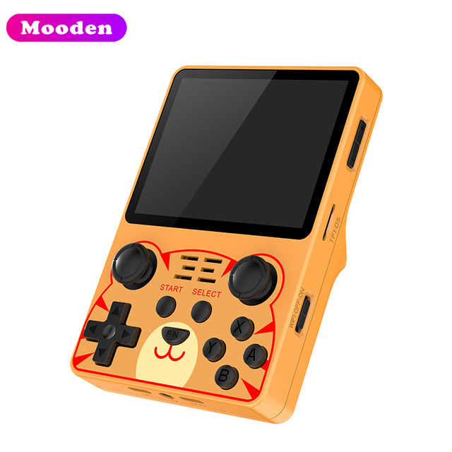 L Powkiddy RGB20S Handheld Game Player 3.5 Inch IPS Screen Open Source System Wifi Portable Retro Video Game Console 64GB/128GB