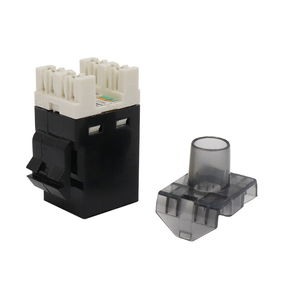 Nhà Máy Giá Cat6 Keystone Jack UTP Viễn Thông bộ phận 180 độ 110 IDC không được che chở RJ45 thiết bị đầu cuối kết nối phụ kiện - Product Image 3